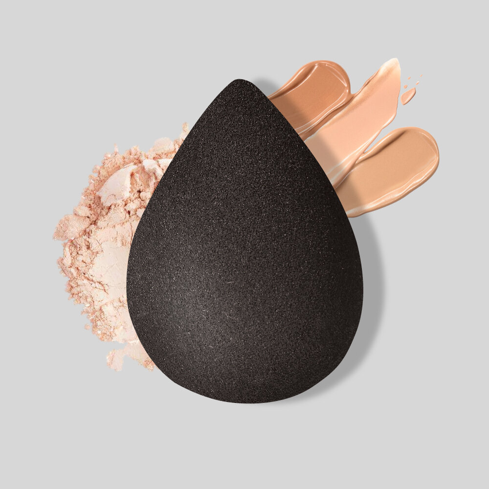 LIMONI Спонж для макияжа "Blender Makeup Sponge" Black