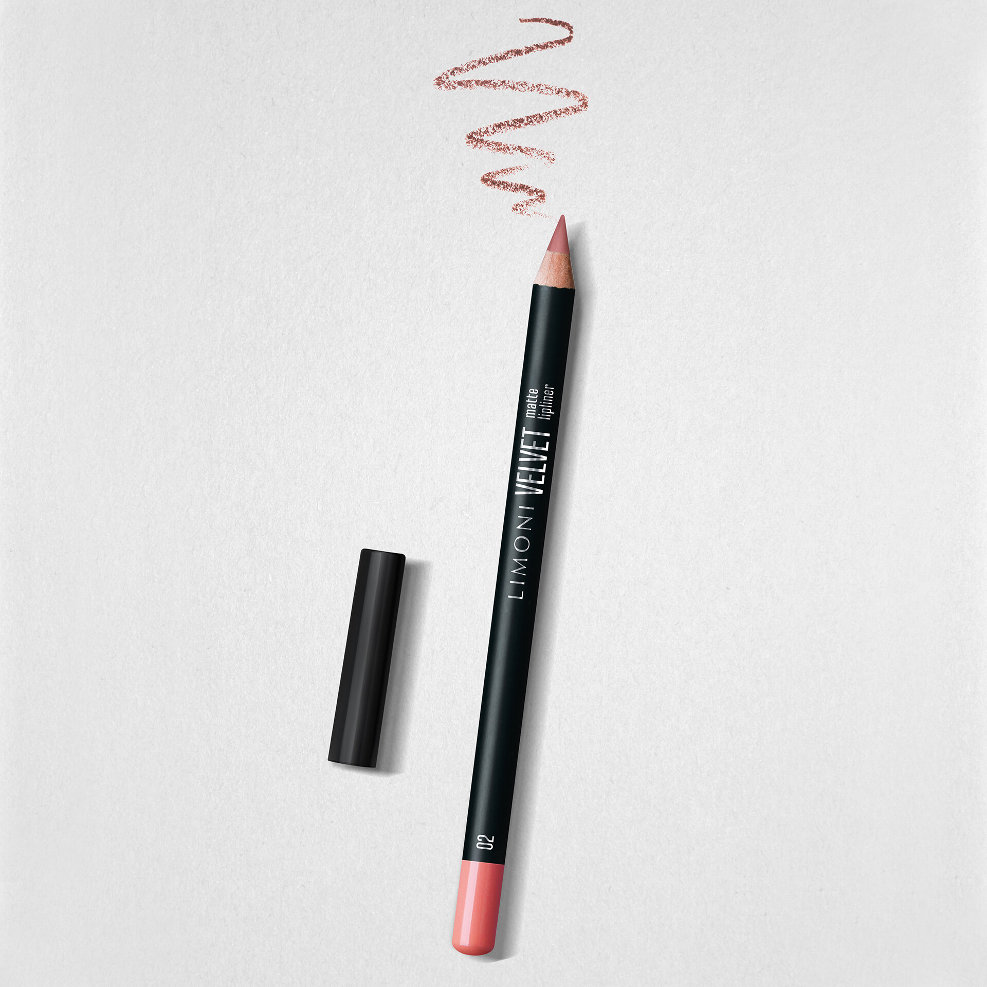 LIMONI Карандаш для губ "Velvet Matte Lipliner", тон 02 