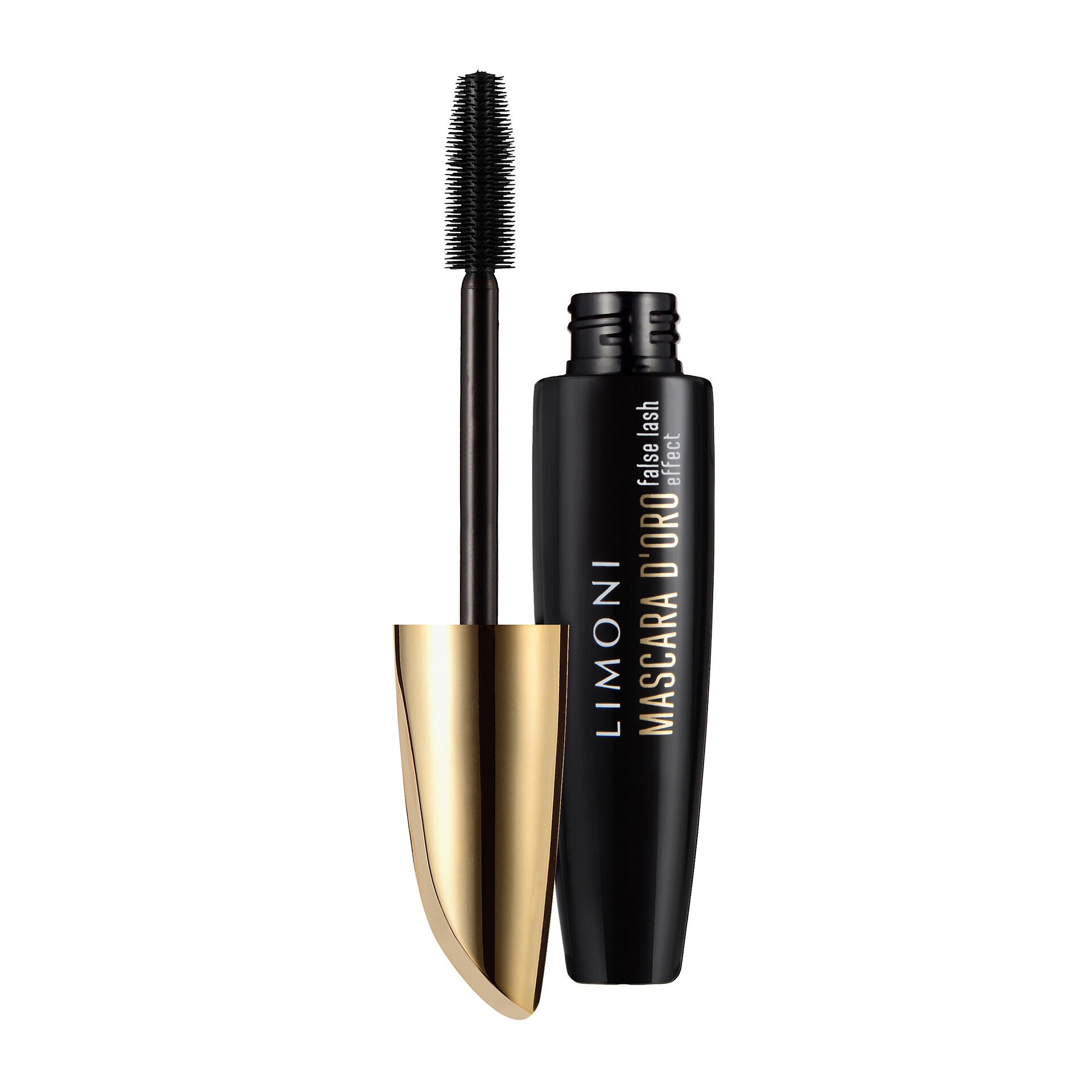 LIMONI Тушь эффект накладных ресниц "Mascara D'oro" тон 01 black" NEW