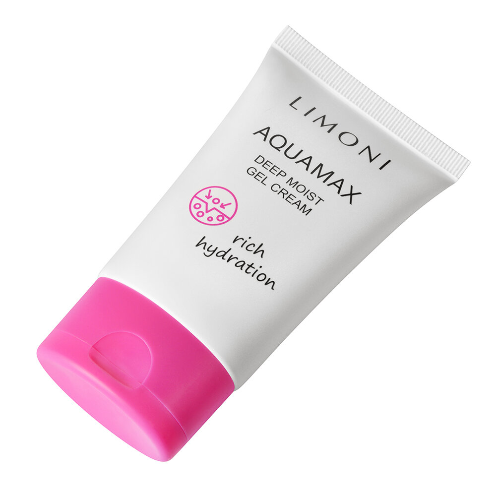  LIMONI Глубокоувлажняющий гель-крем для лица AQUAMAX DEEP MOIST GEL CREAM 50ml