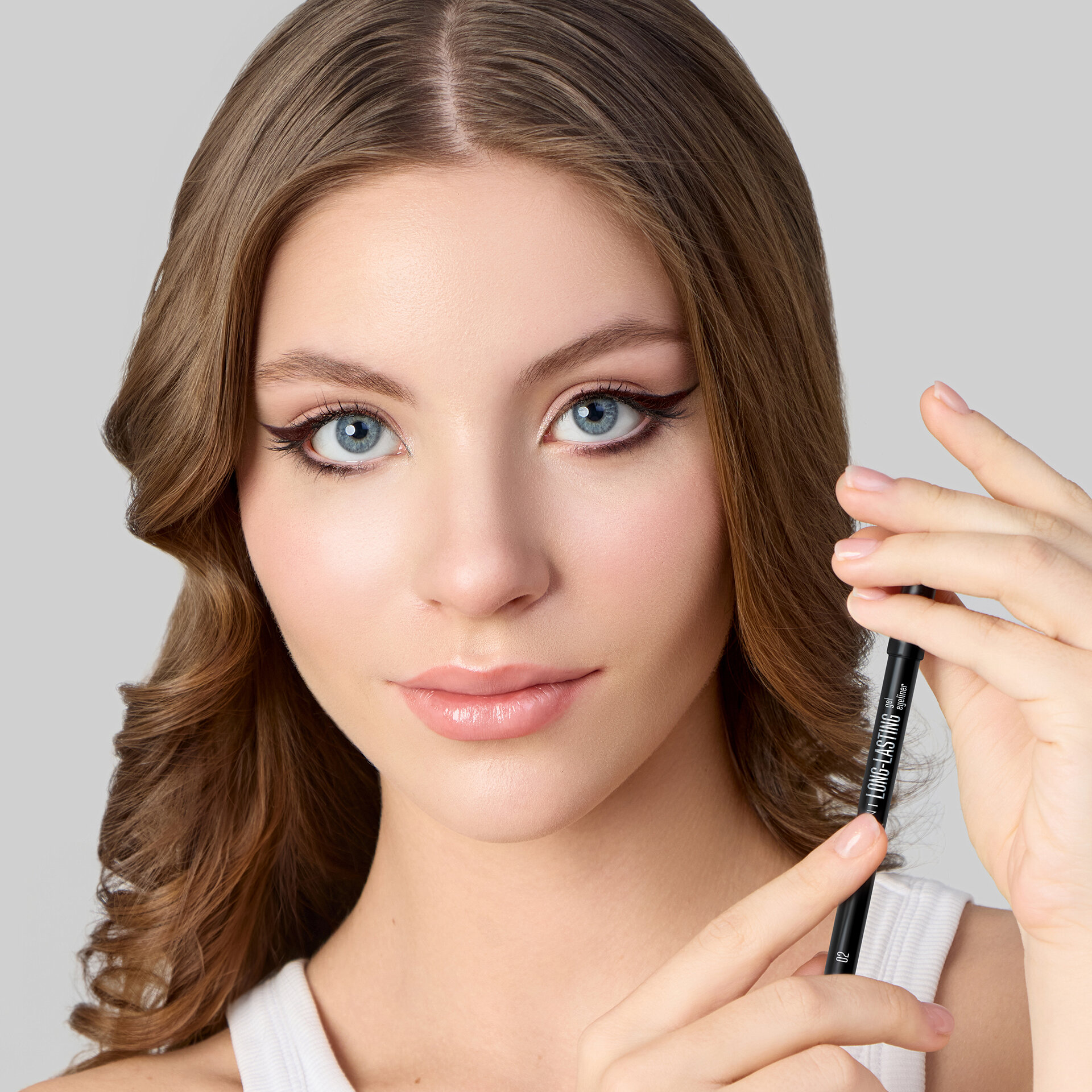 LIMONI Устойчивый гелевый карандаш для глаз "Long-lasting Gel Eyeliner", тон 02