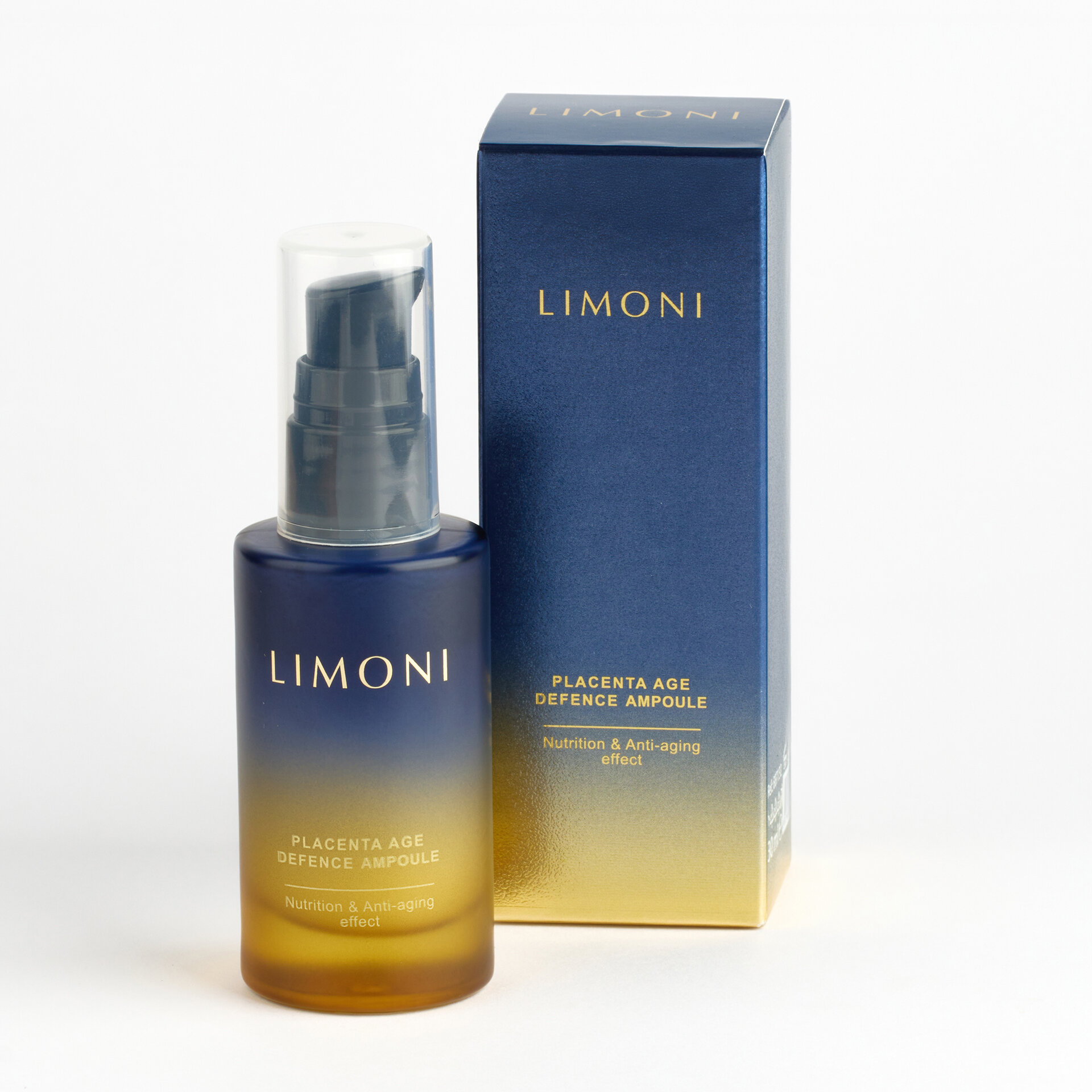 LIMONI Сыворотка для лица антивозрастная с плацентой Placenta Age Defenсe Ampoule 30ml