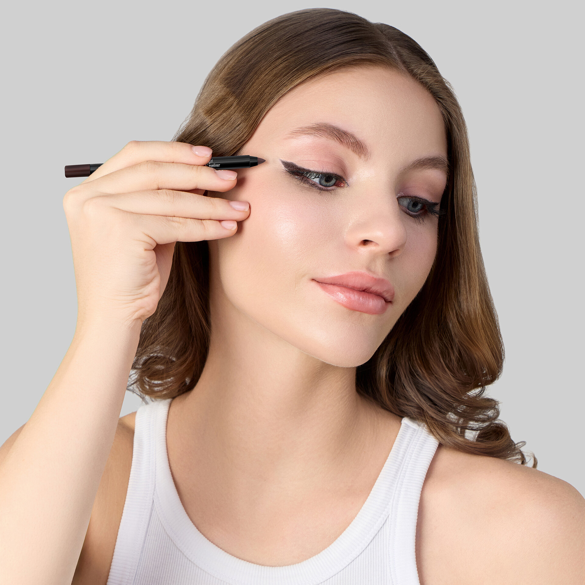 LIMONI Устойчивый гелевый карандаш для глаз "Long-lasting Gel Eyeliner", тон 02