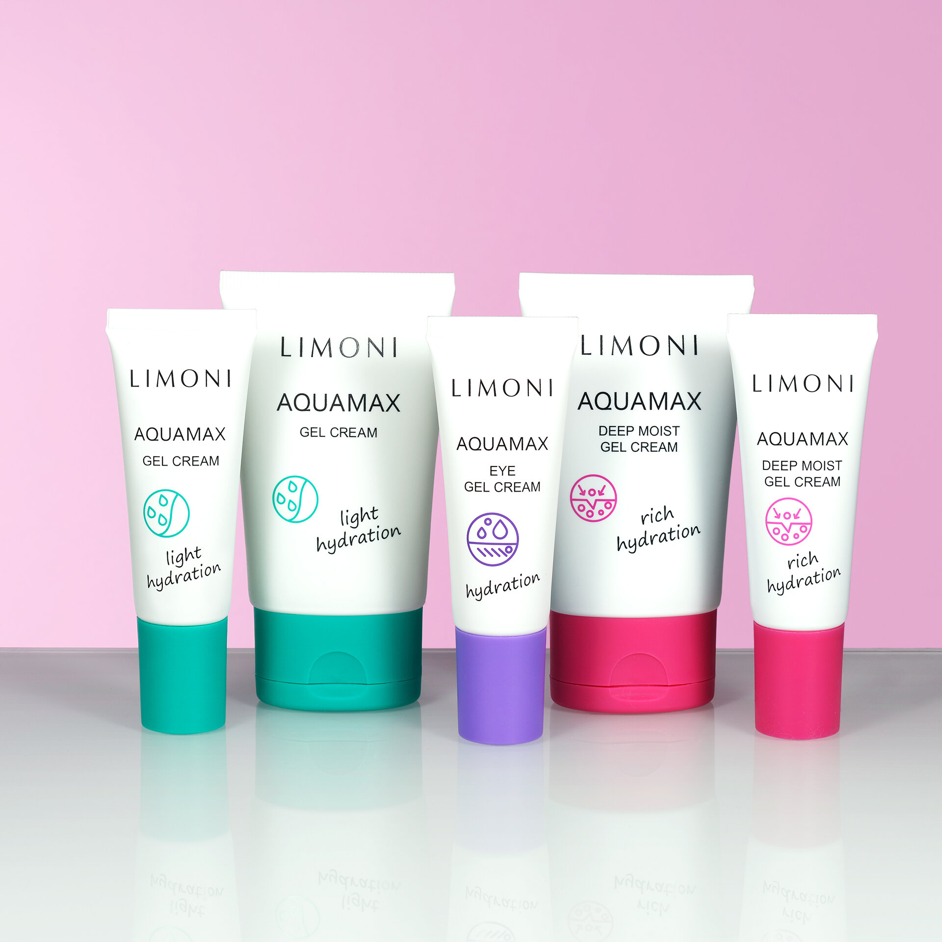  LIMONI Глубокоувлажняющий гель-крем для лица AQUAMAX DEEP MOIST GEL CREAM 50ml
