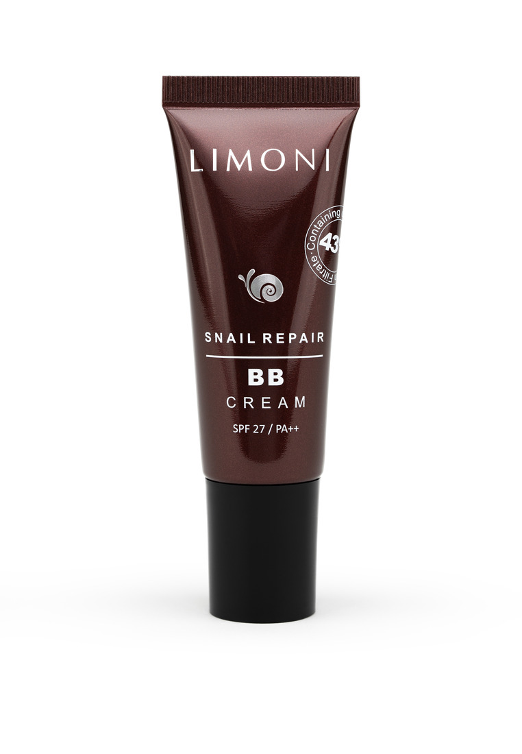 LIMONI ББ крем для лица с экстрактом секреции улитки тон №2 Snail Repair BB Cream 25ml