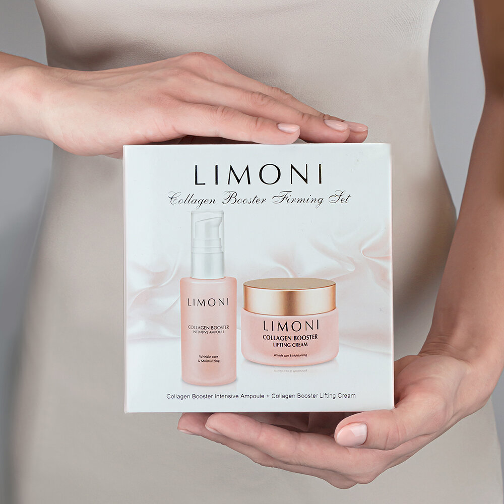  LIMONI Collagen Booster Firming Set (Набор Ampoule 30ml+Cream 50ml)