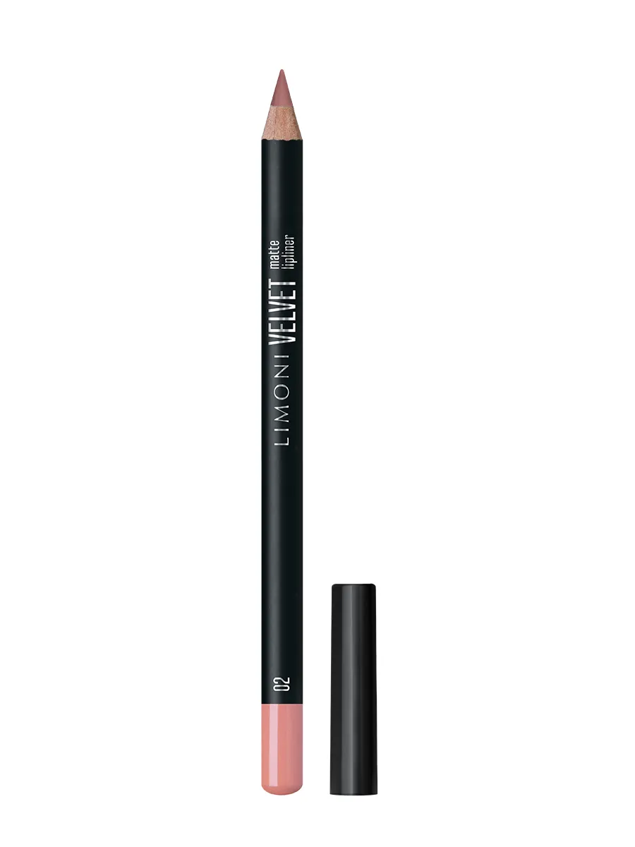 LIMONI Карандаш для губ "Velvet Matte Lipliner", тон 02 