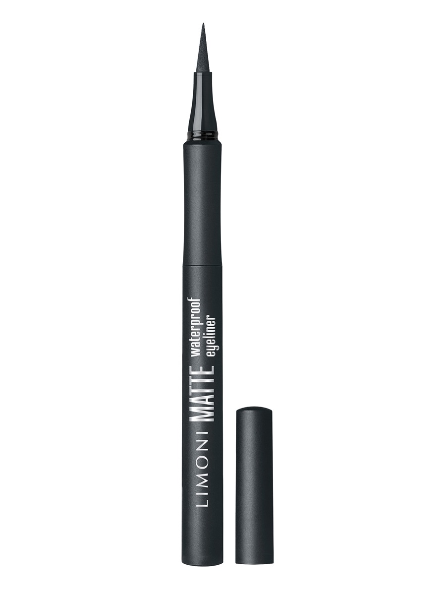 LIMONI Водостойкая матовая подводка-маркер "Matte Waterproof Eyeliner", тон 01