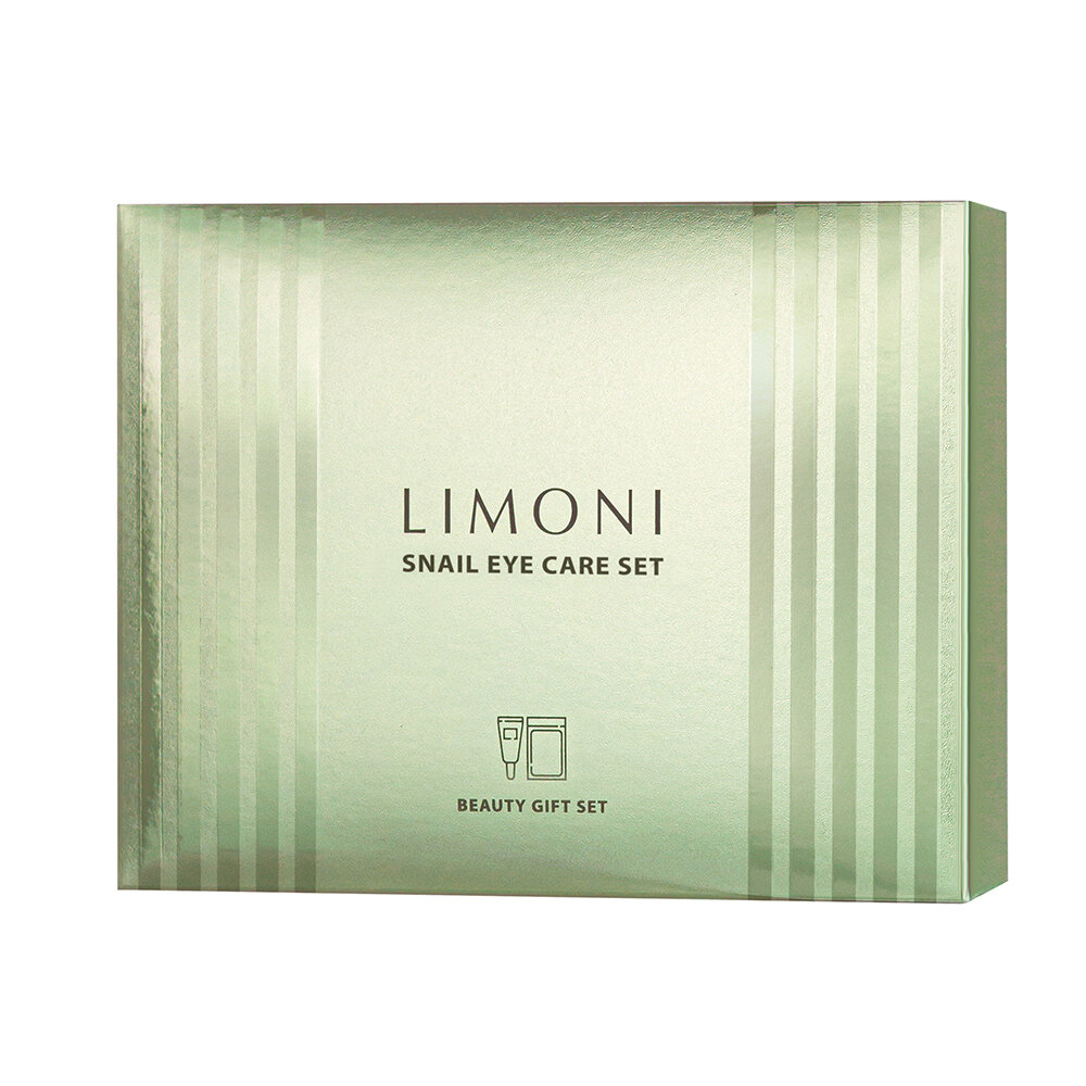 LIMONI Snail eye care set (Набор Snail Repair Eye Patch 30pcs +  Snail Repair Eye Cream 15ml)***