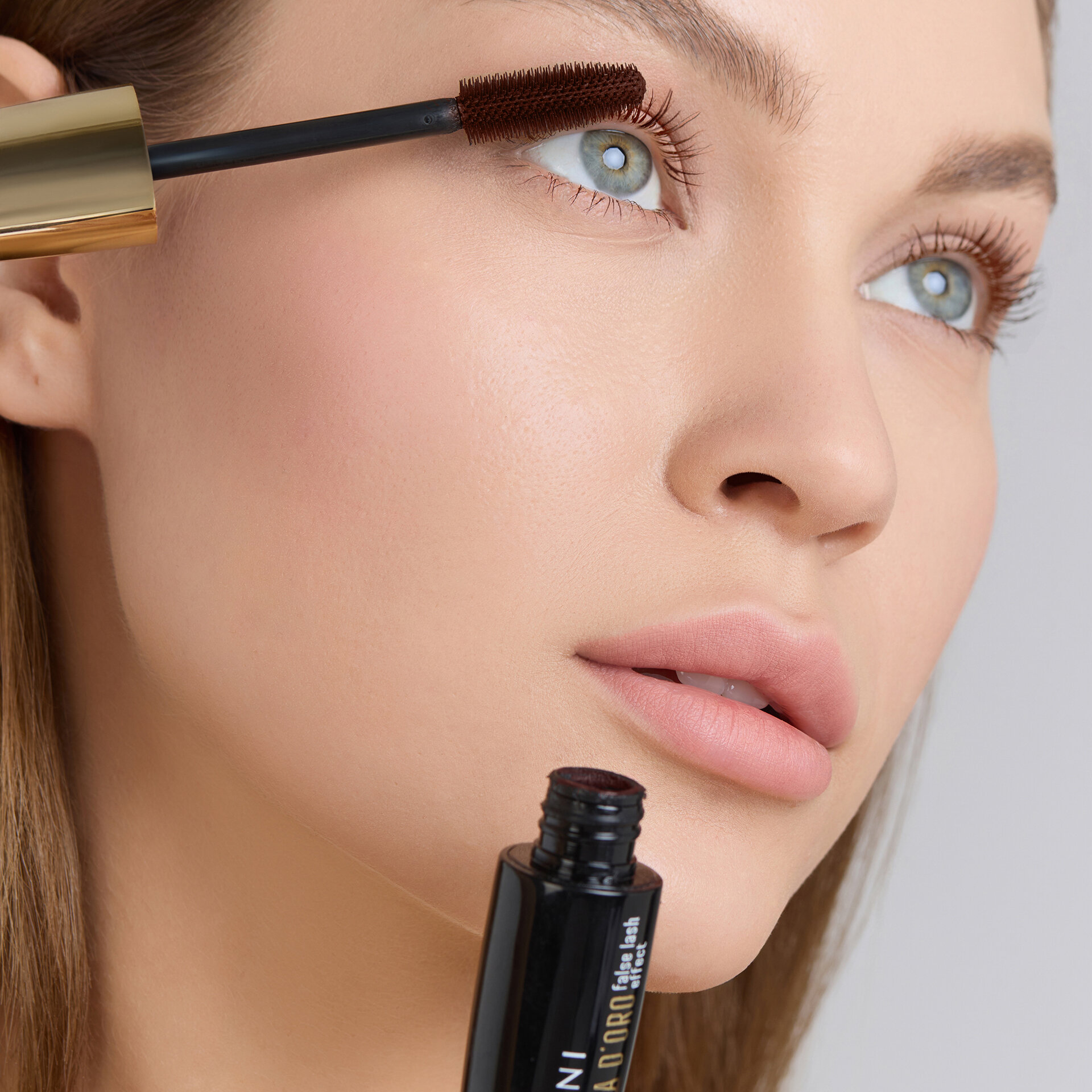 LIMONI Тушь эффект накладных ресниц "Mascara D'oro" тон 02 brown