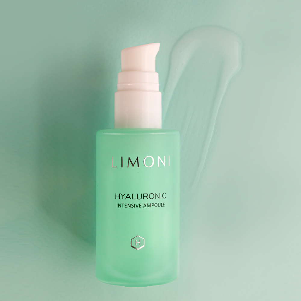 LIMONI Ультраувлажняющая сыворотка для лица с гиалур.кислотой Hyaluronic Intensive Ampoule 30ml