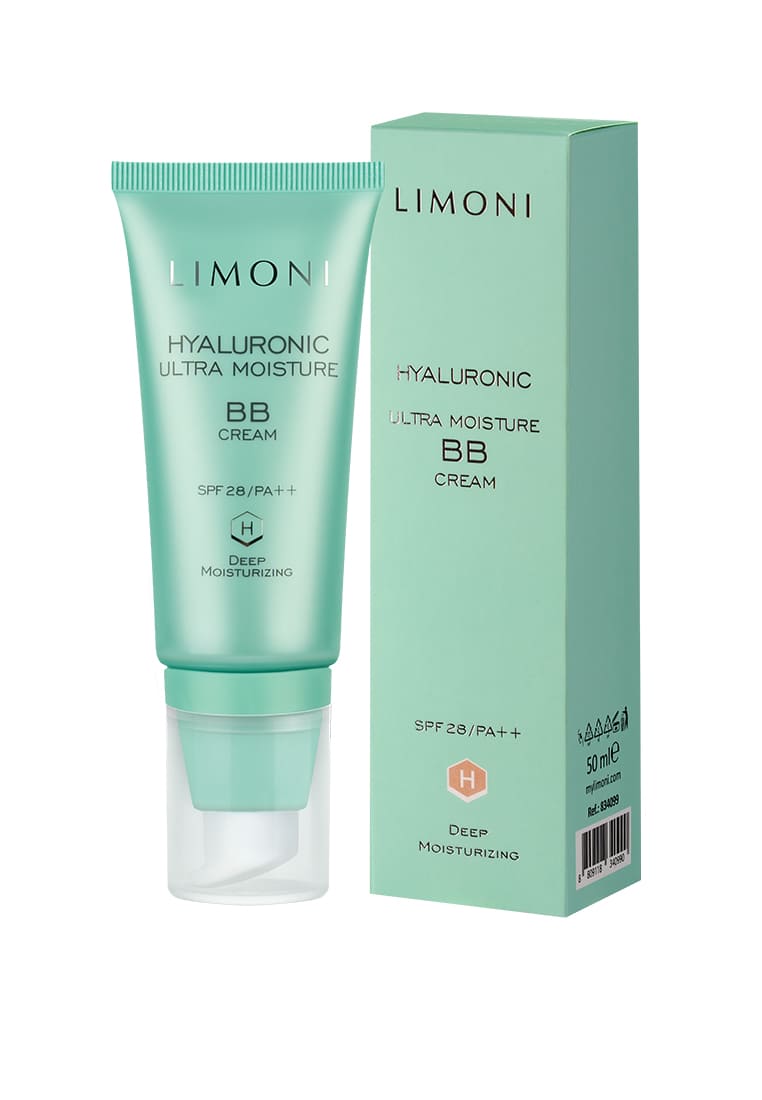 LIMONI Ультраувлажняющий ББ крем с гиалуроновой кислотой Hyaluronic Ultra Moisture BB Cream 50ml