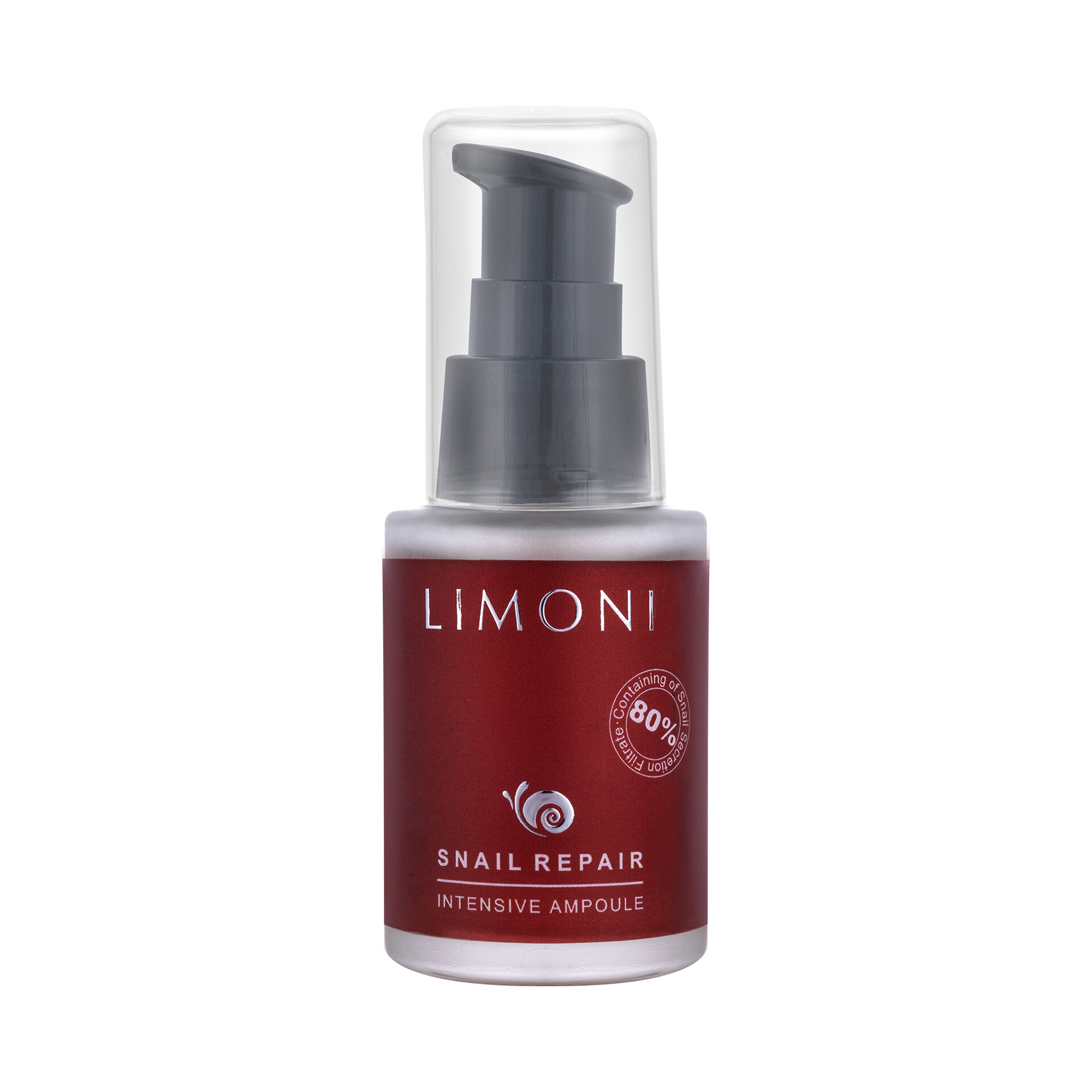 LIMONI Сыворотка для лица восстан.с экстрактом секреции улитки Snail Repair Intensive Ampoule 30ml