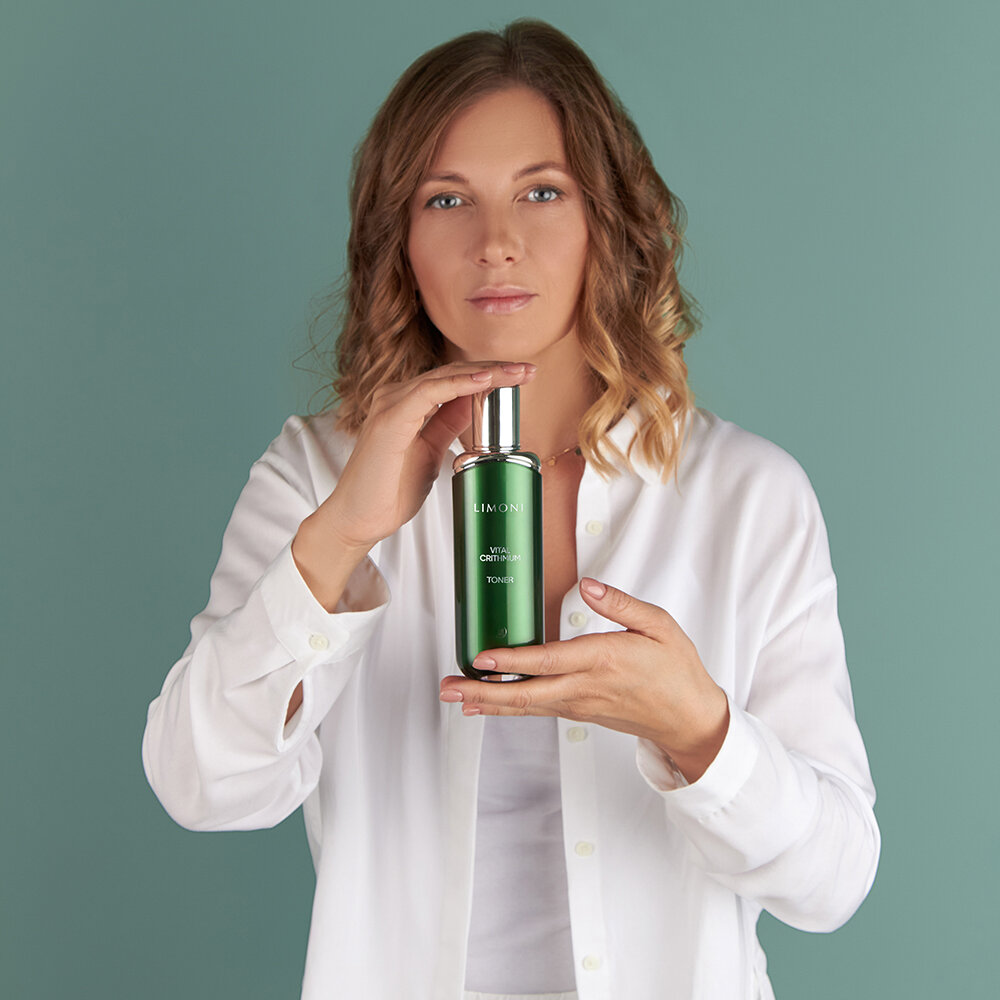 LIMONI Антивозрастной тонер для лица с критмумом VITAL CRITHMUM ANTI-AGE TONER 100ml