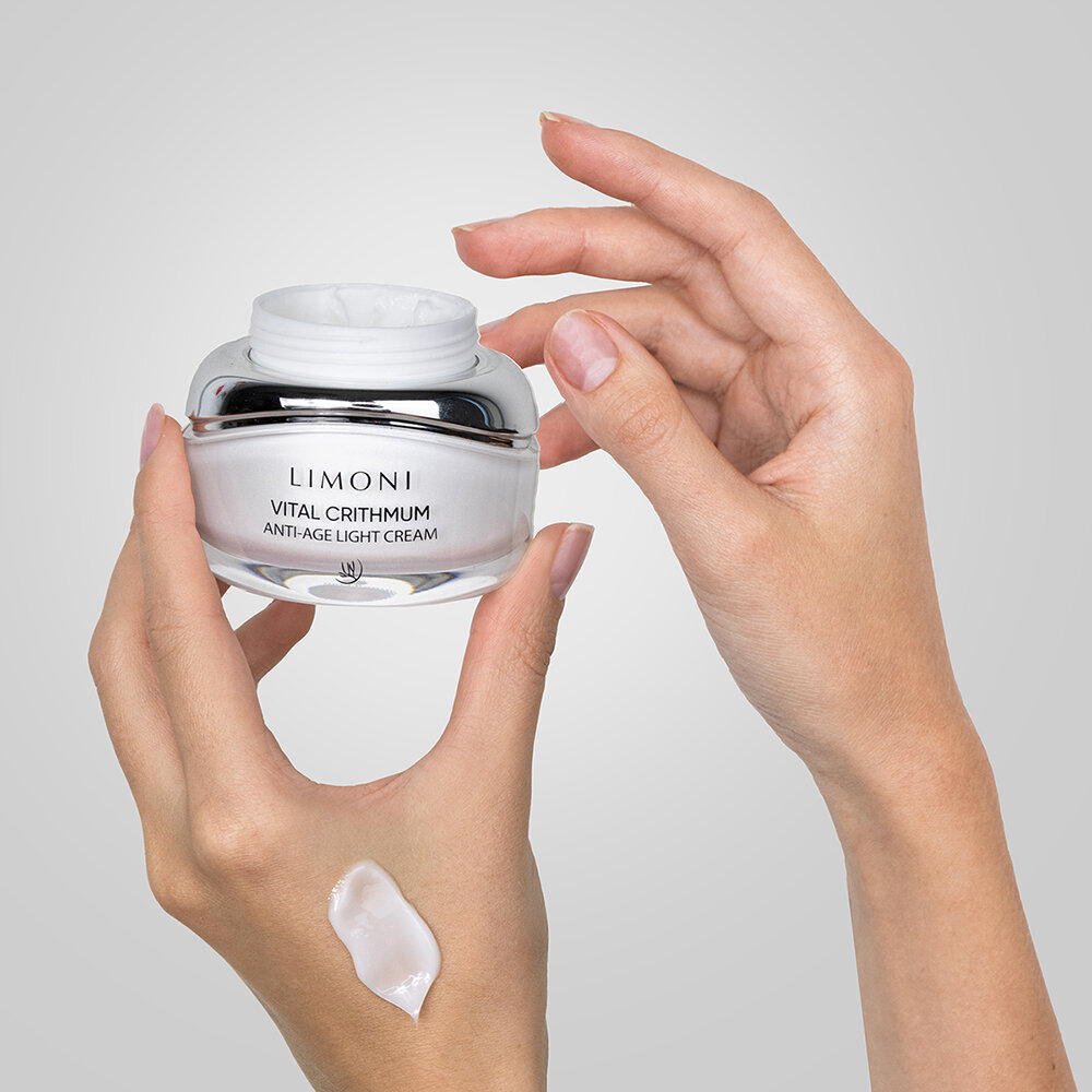 LIMONI Антивозрастной лёгкий крем для лица с критмумом VITAL CRITHMUM ANTI-AGE LIGHT CREAM 50ml
