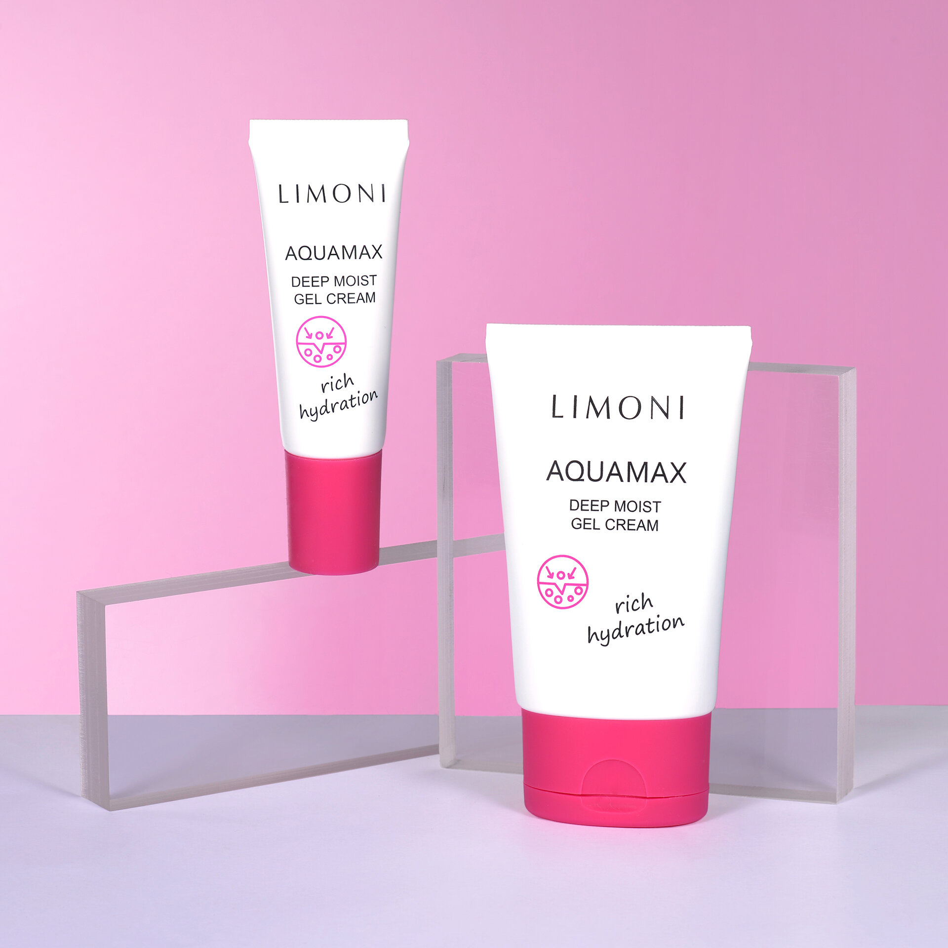  LIMONI Глубокоувлажняющий гель-крем для лица AQUAMAX DEEP MOIST GEL CREAM 50ml